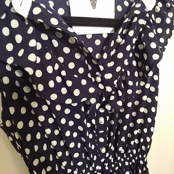 Polka Dot Monteau Dress - Picture 3 of 4
